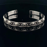 Elegant Silver Eye Bracelet