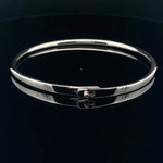 Elegant Silver Bangle Bracelet