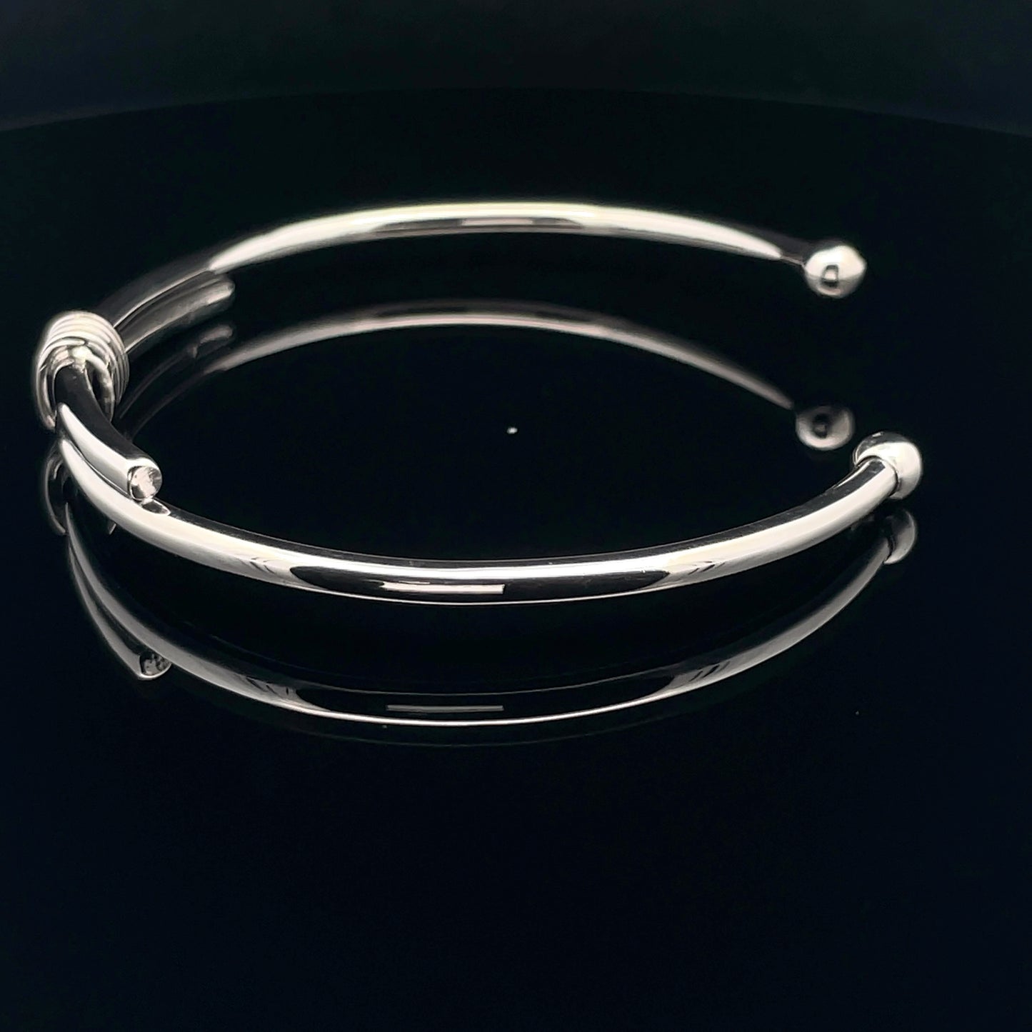 Sleek Silver Cuff Bracelet