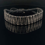 Stylish Black and Silver Bracelet