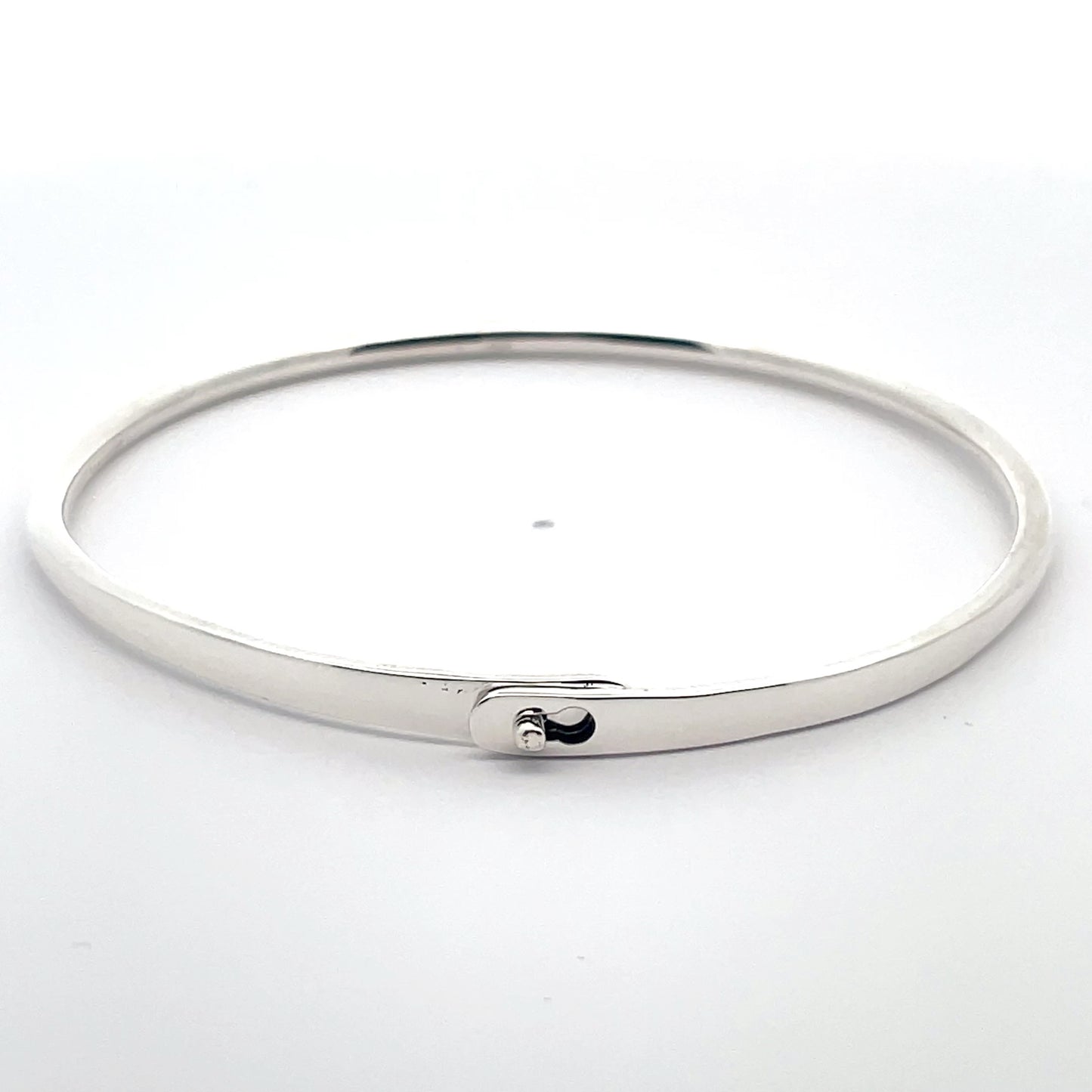 Elegant Silver Bangle Bracelet