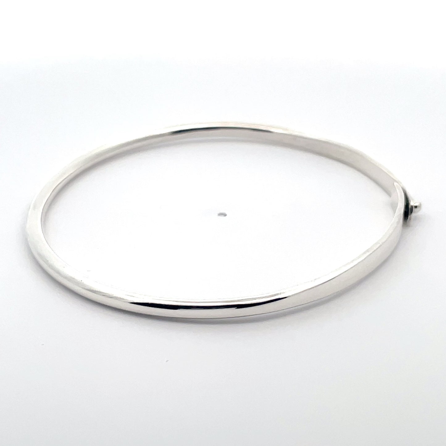 Elegant Silver Bangle Bracelet