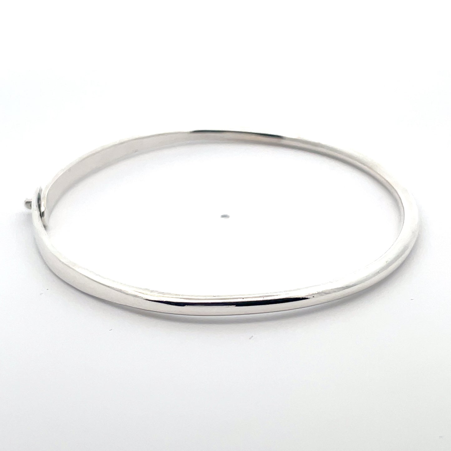 Elegant Silver Bangle Bracelet