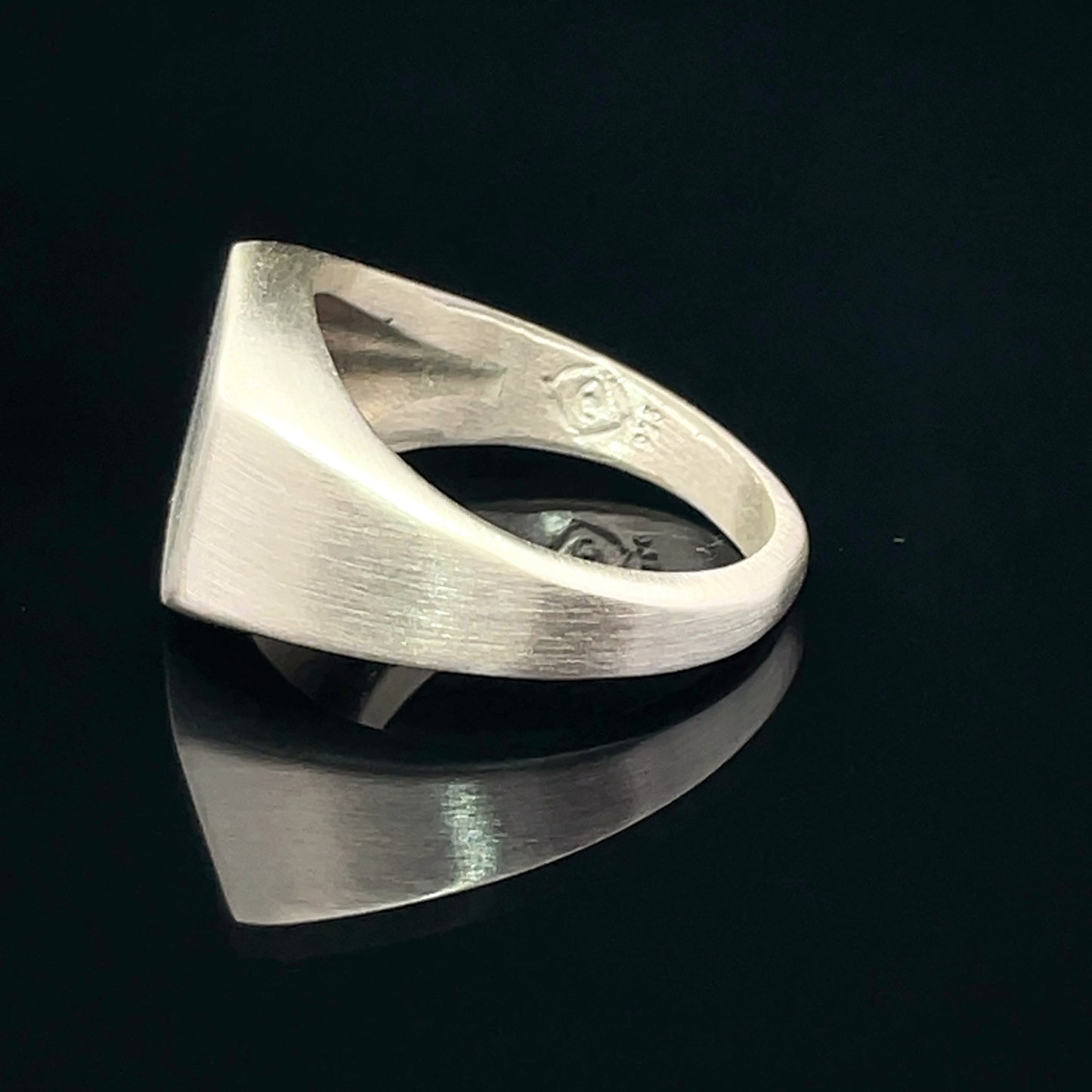 Elegant Silver Signet Ring
