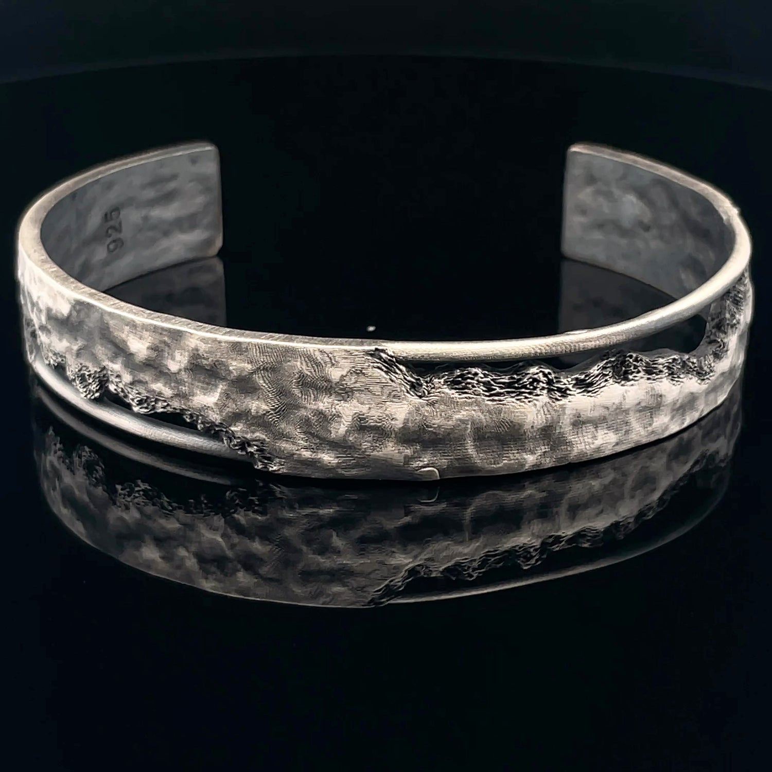 Elegant Silver Cuff Bracelet