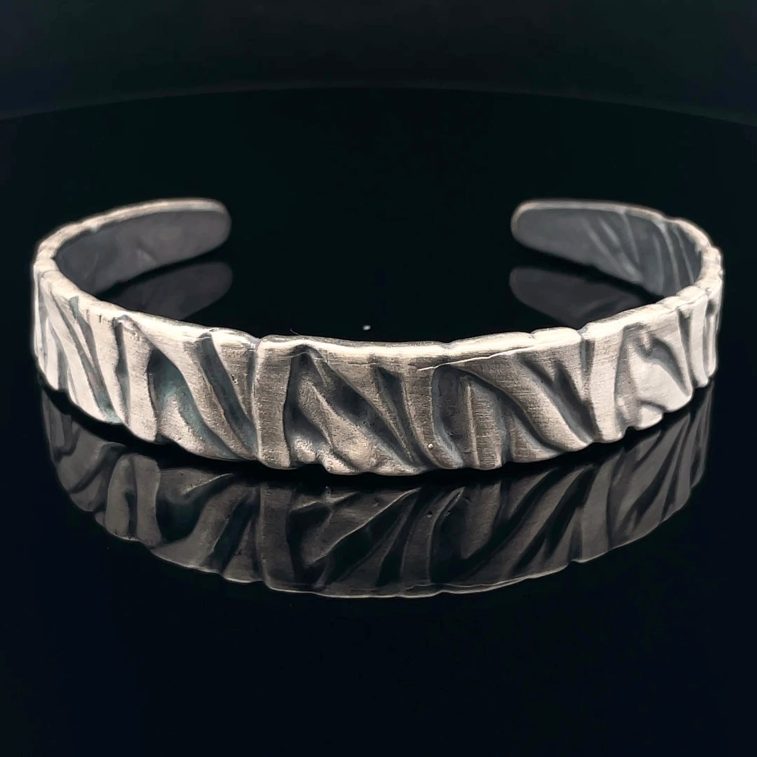 Stylish Silver Cuff Bracelet