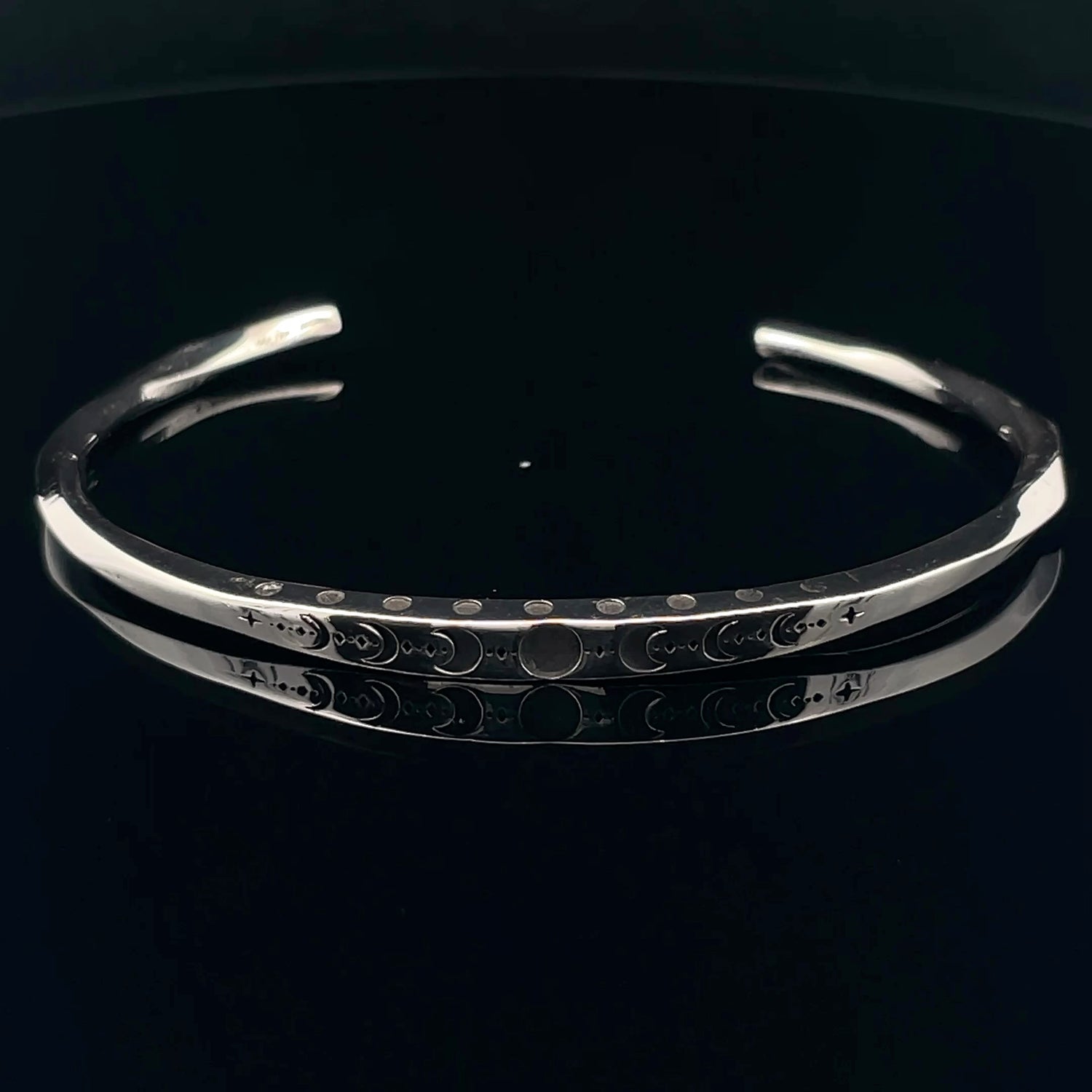 Elegant Silver Cuff Bracelet