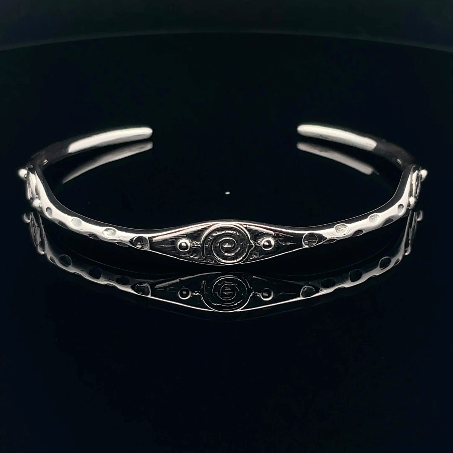 Elegant Silver Cuff Bracelet