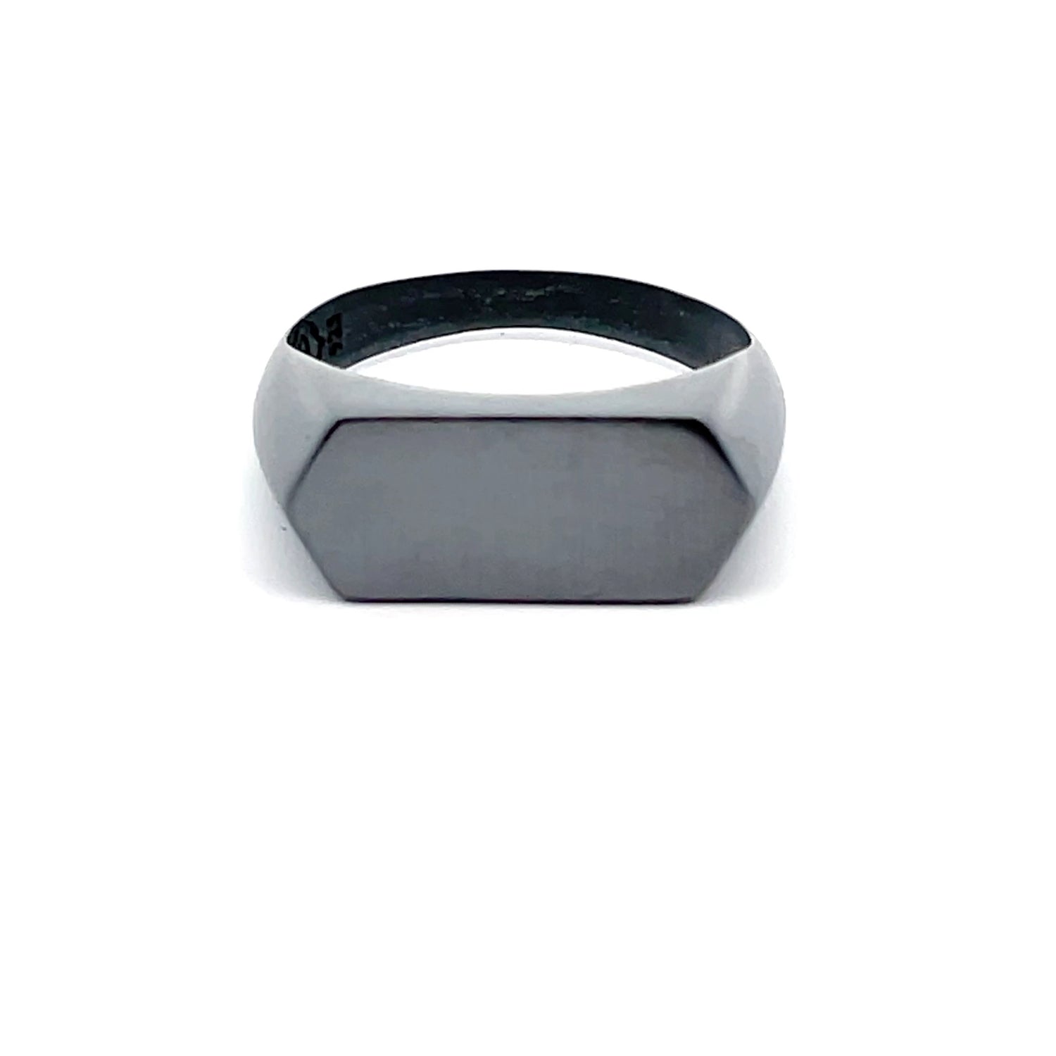 Sleek Hexagonal Ring Design