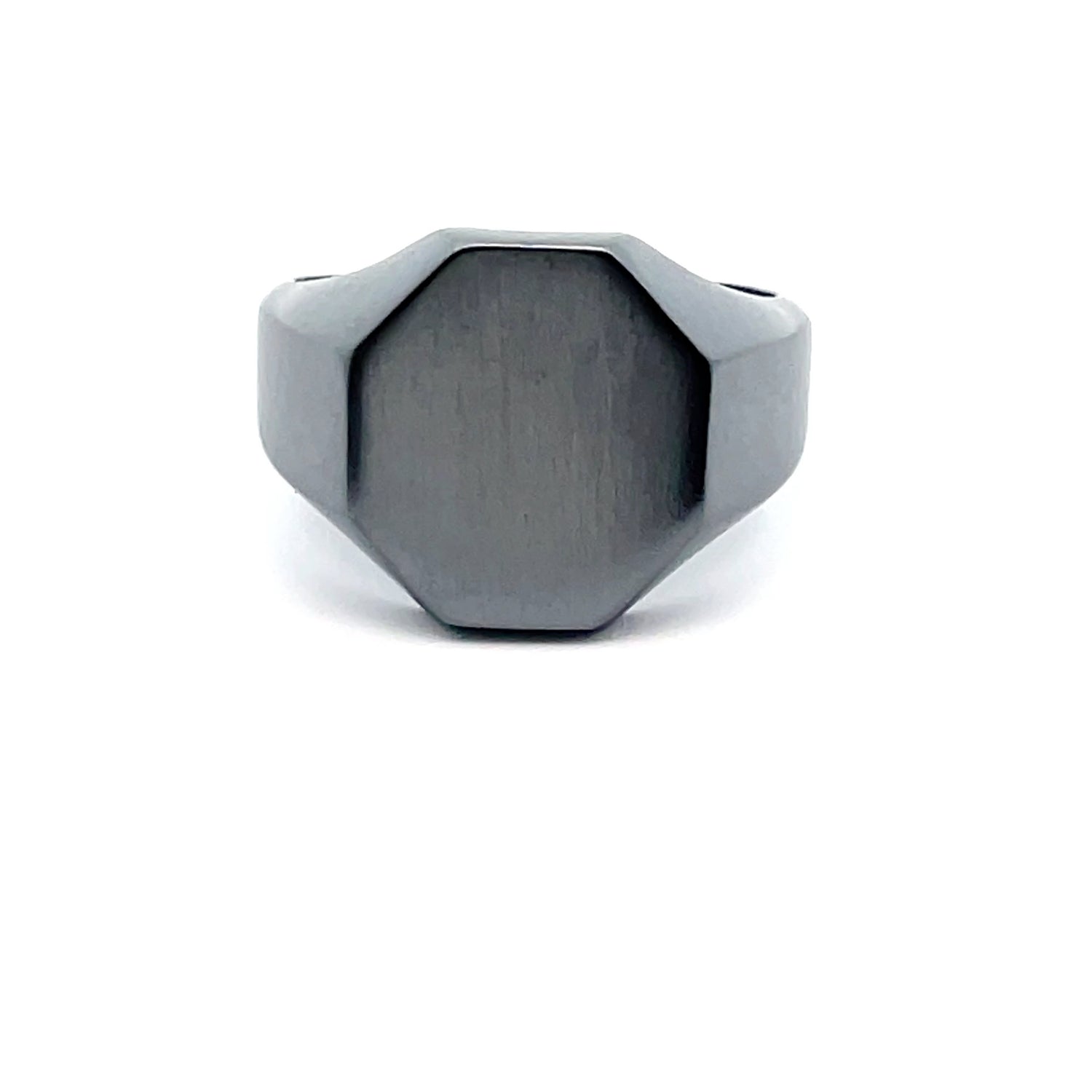 Sleek Octagonal Men's Ring