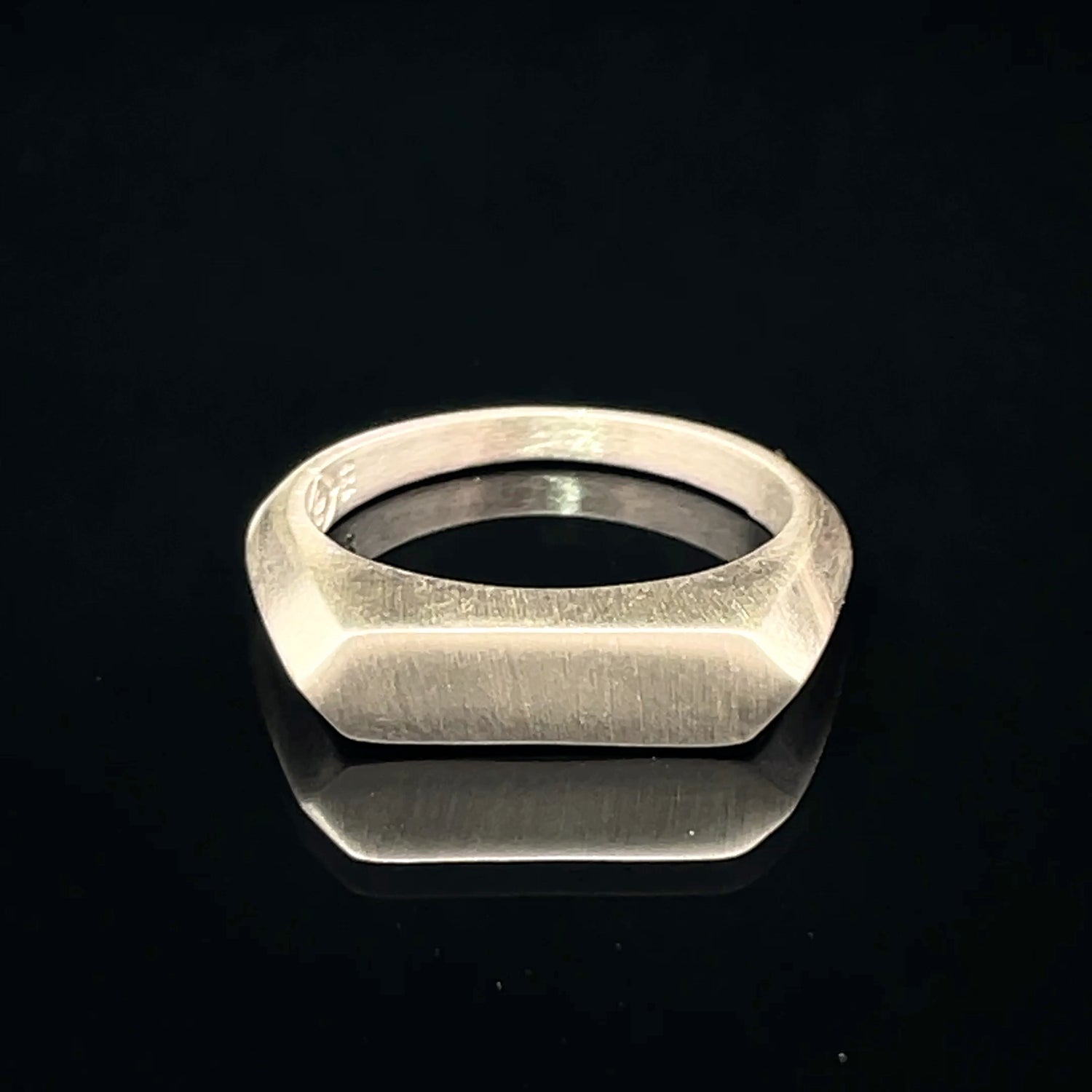 Sleek Modern Silver Ring