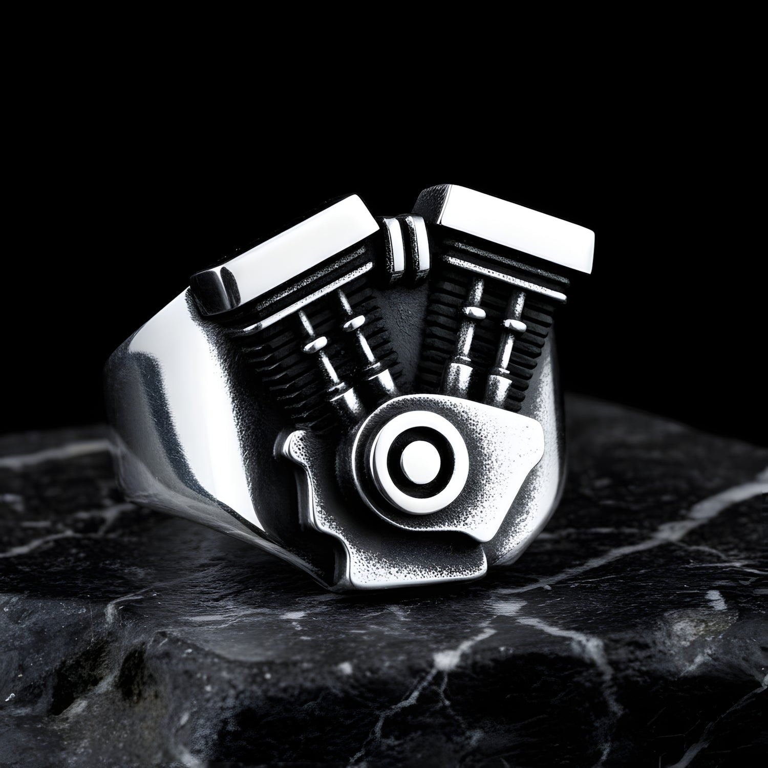 Orvric Biker Ring