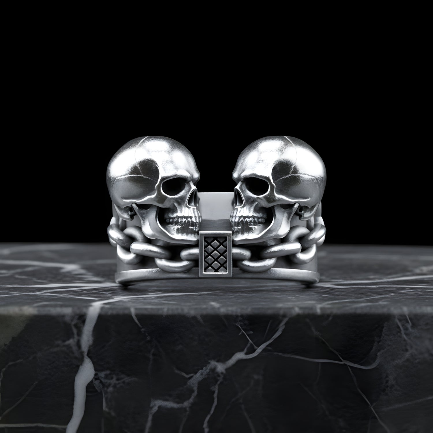 Fynricx Biker Skull Ring