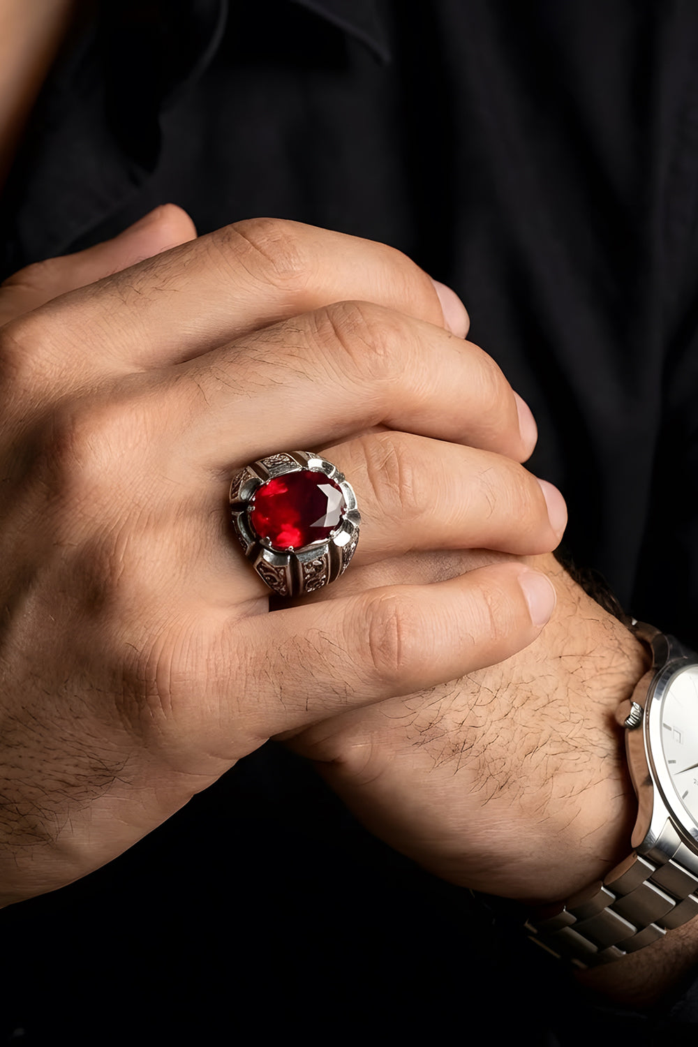 Darenx Hand Engraved Ring