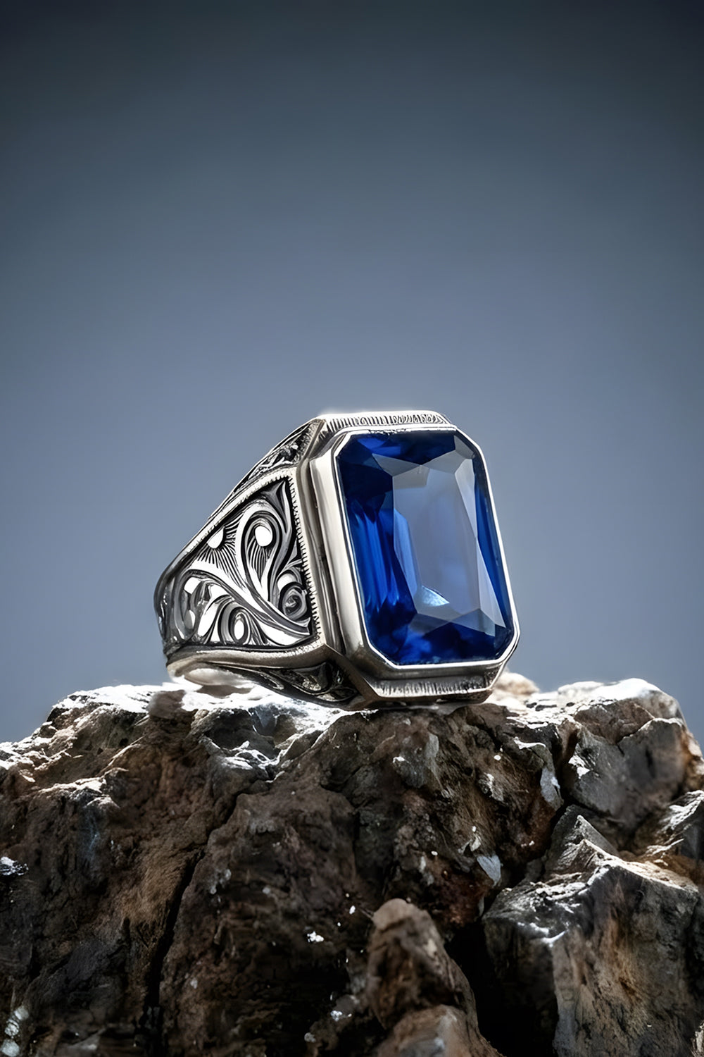 Tyvric Hand Engraved Ring