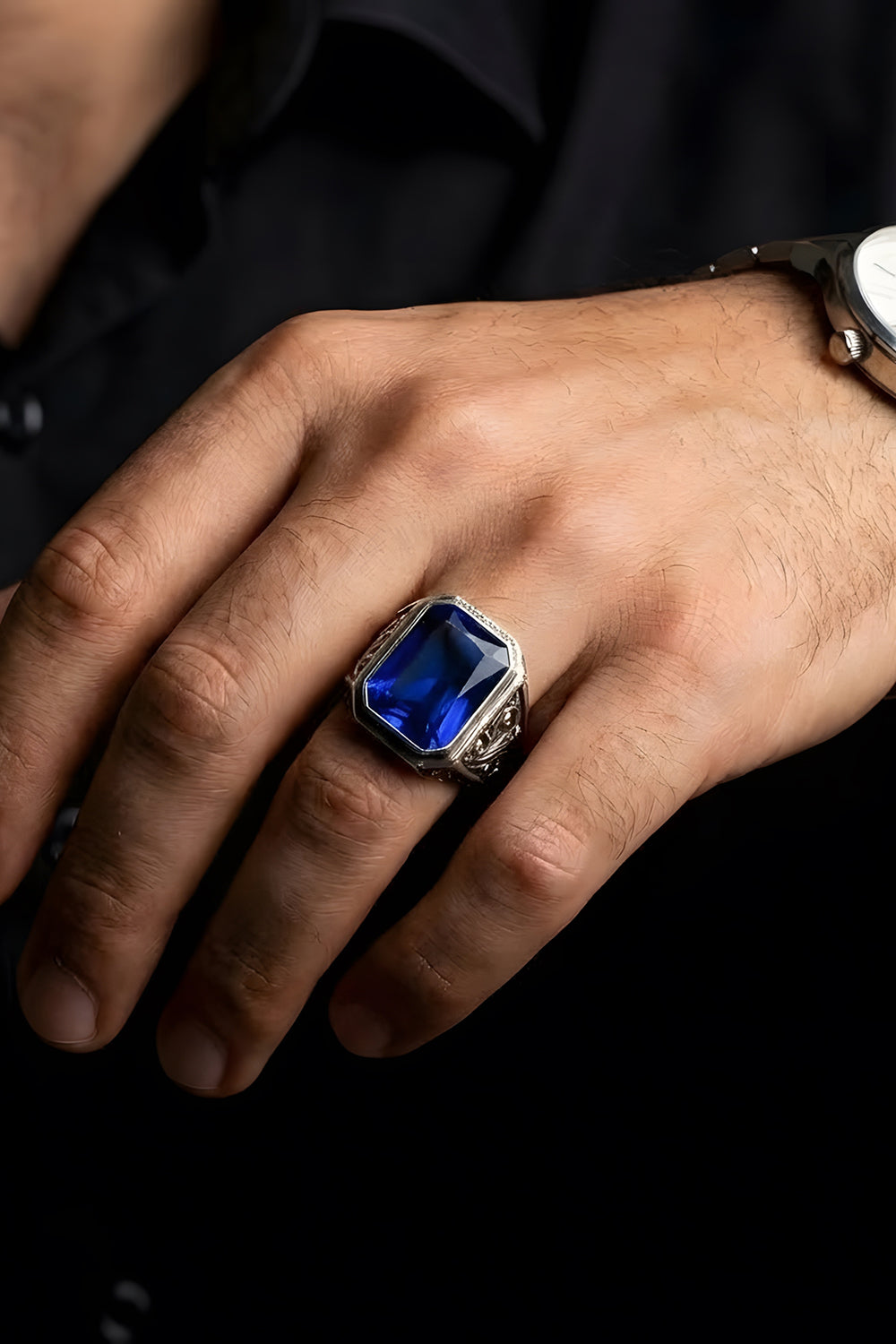 Tyvric Hand Engraved Ring