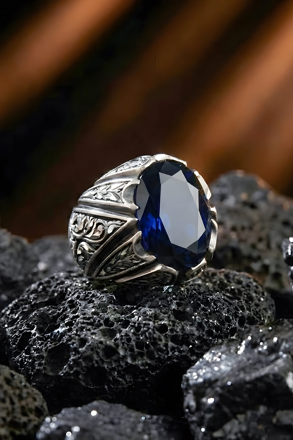 Melron Hand Engraved Ring