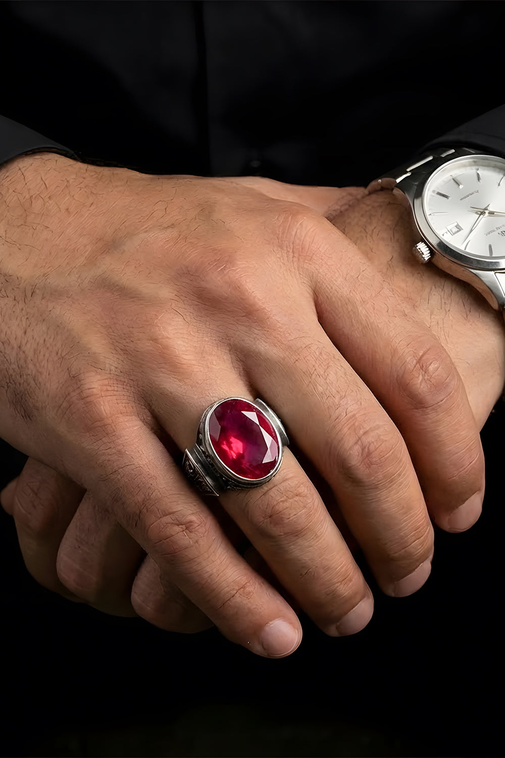 Cevric Hand Engraved Ring