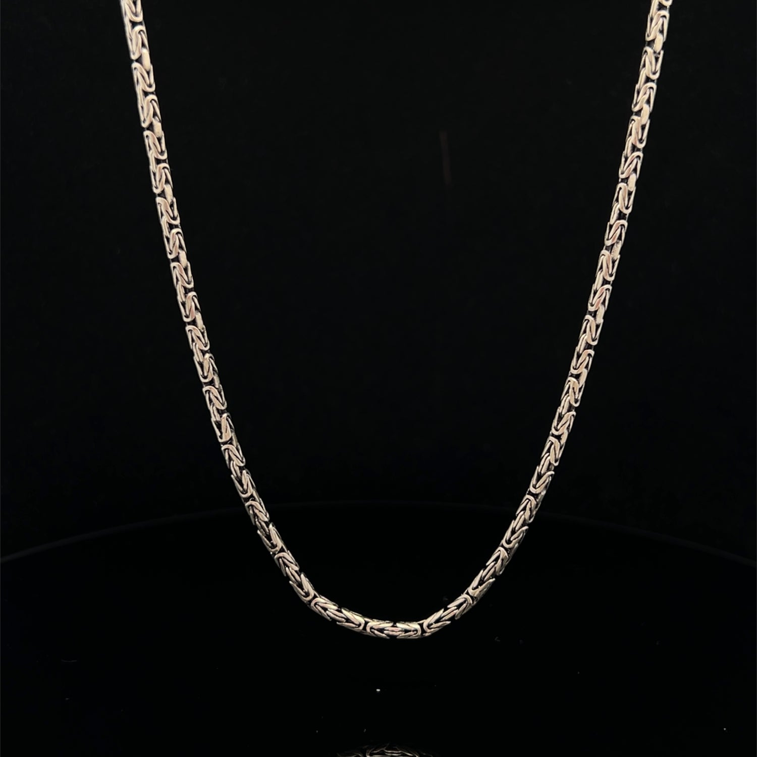 Sterling Silver Byzantine Chain - 2.40mm