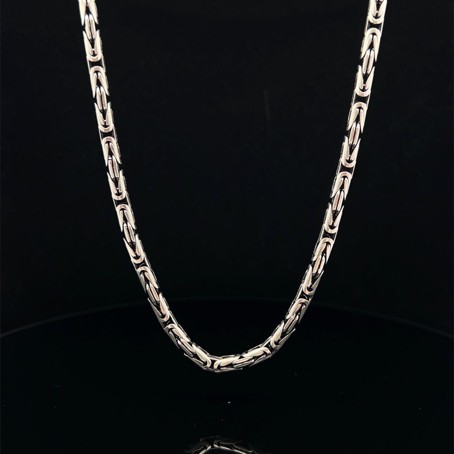 Sterling Silver Byzantine Chain - 3.95mm