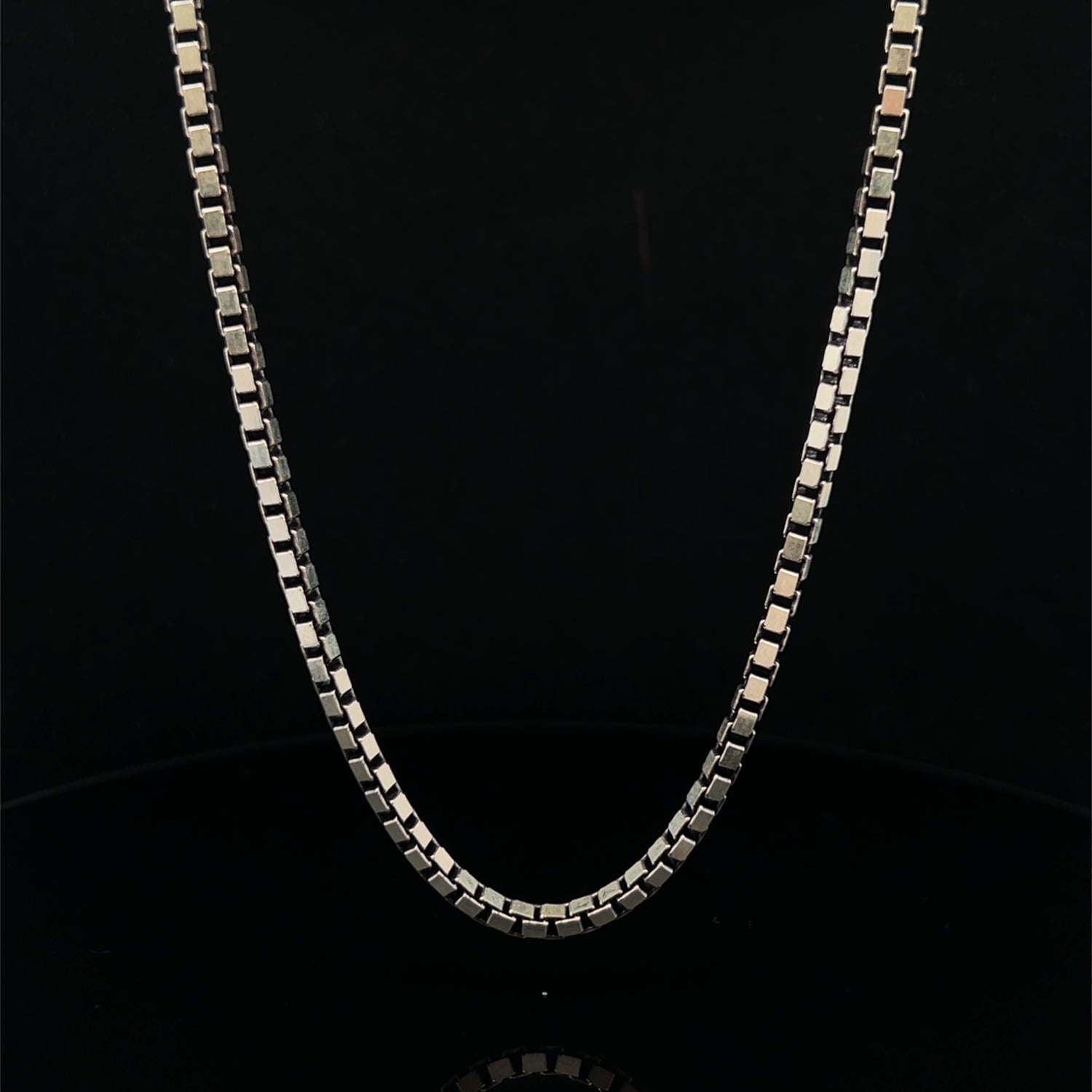 Sterling Silver Cube Chain - 3mm