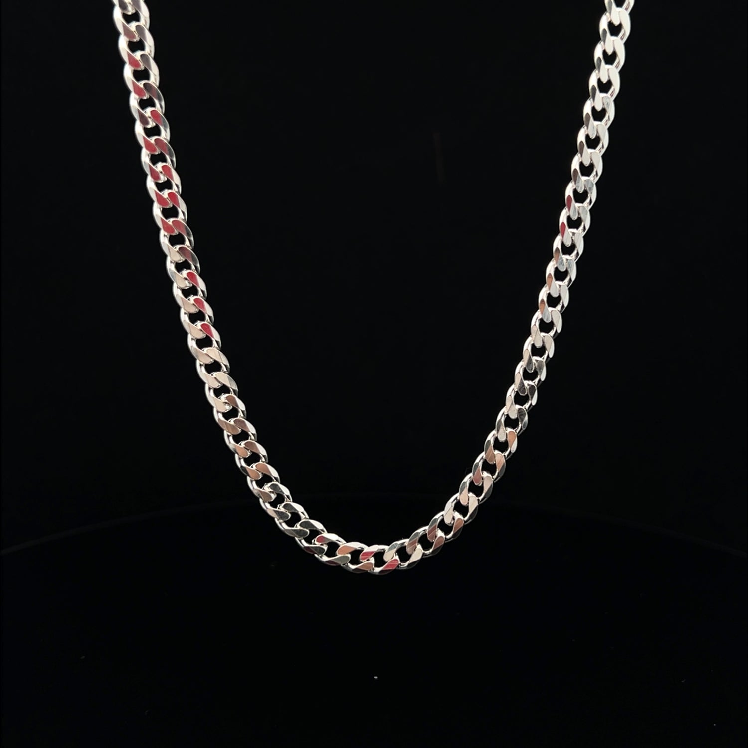 Sterling Silver Curb Chain - 4.60mm
