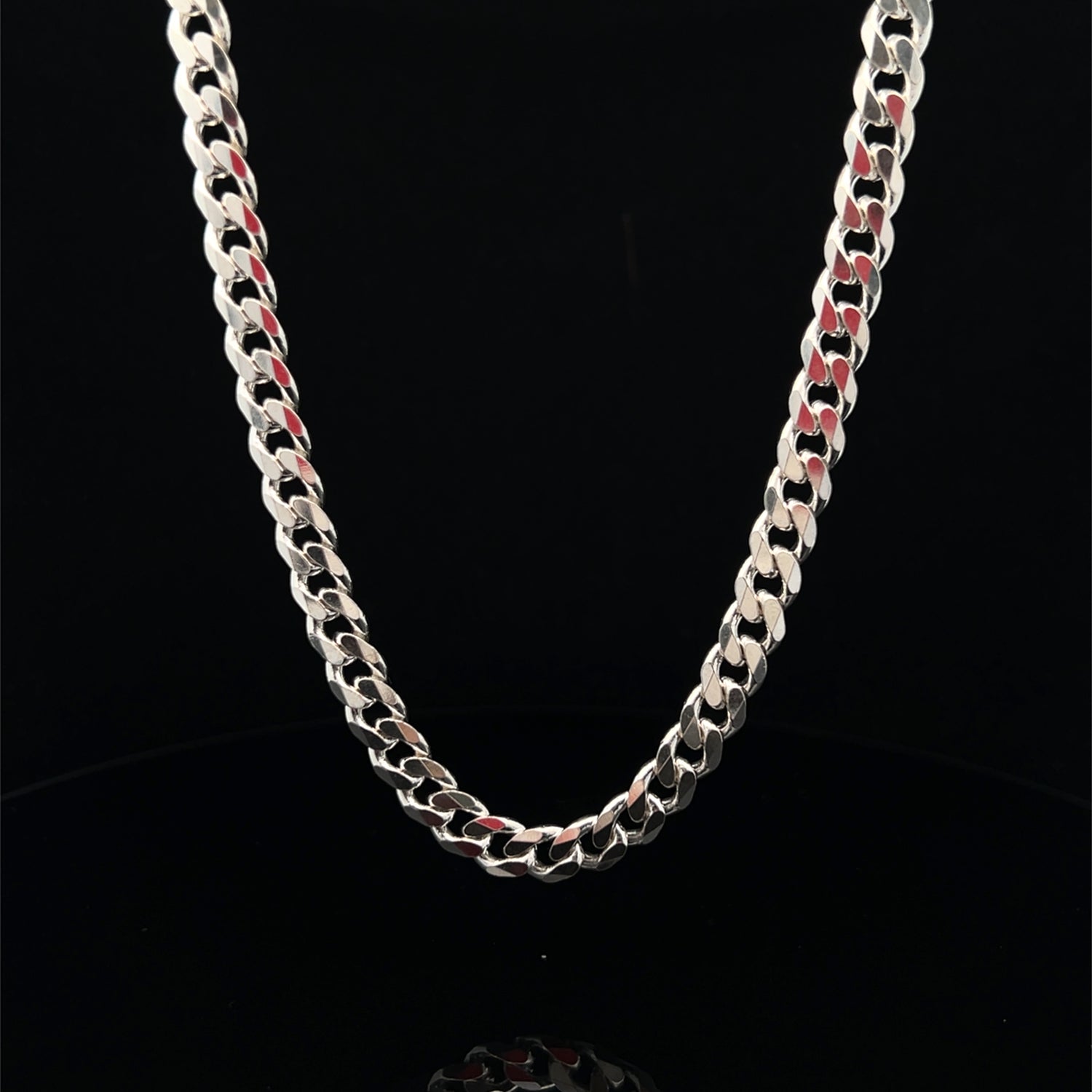 Sterling Silver Curb Chain - 6.80mm