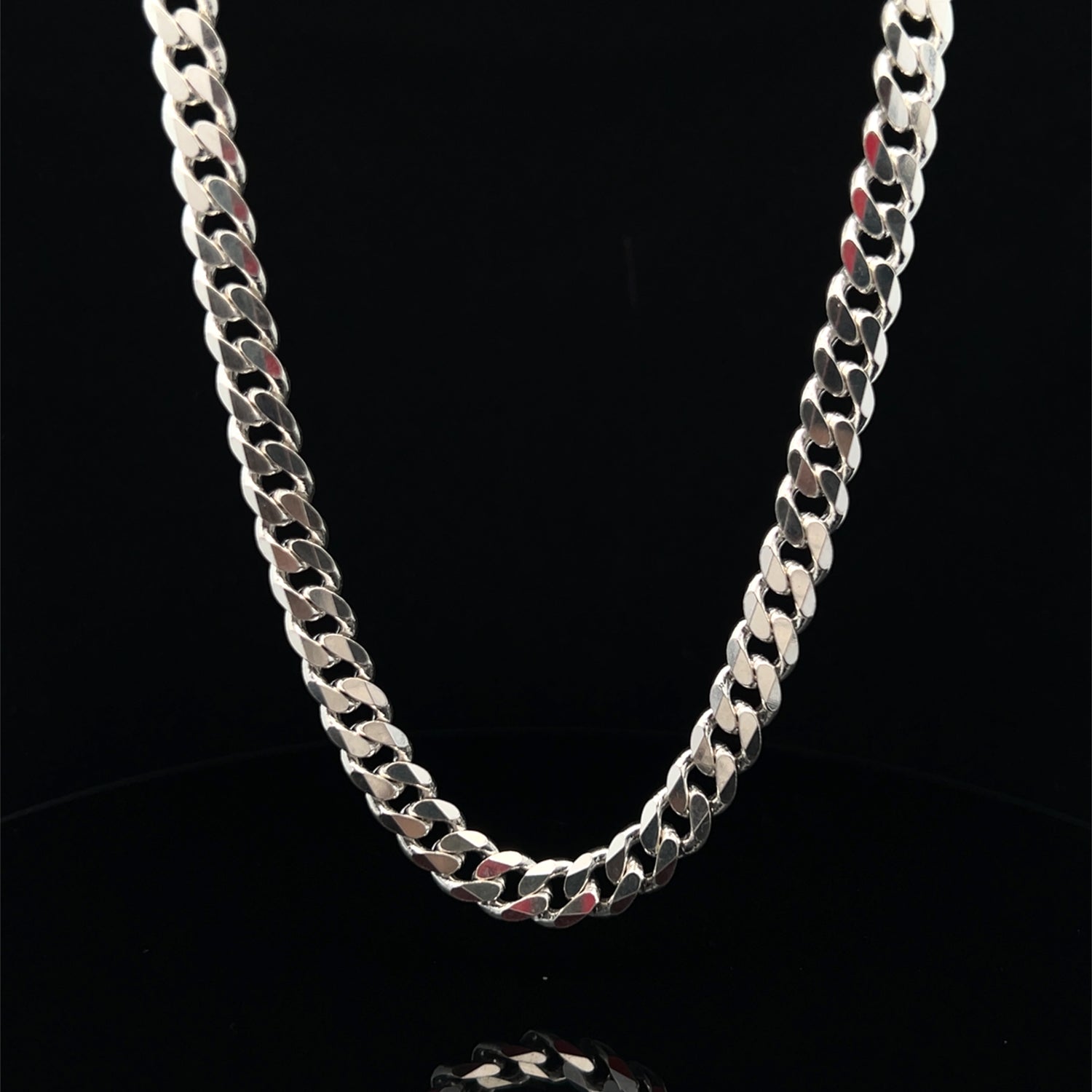 Sterling Silver Curb Chain - 7.70mm