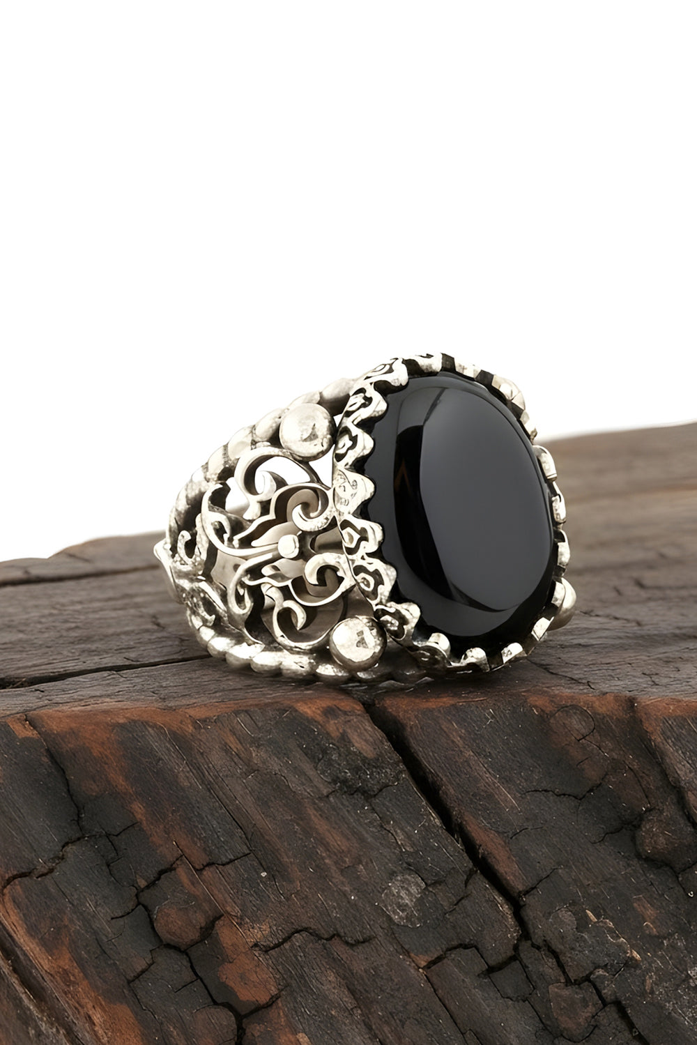 Mirox Handmade Onyx Silver Ring