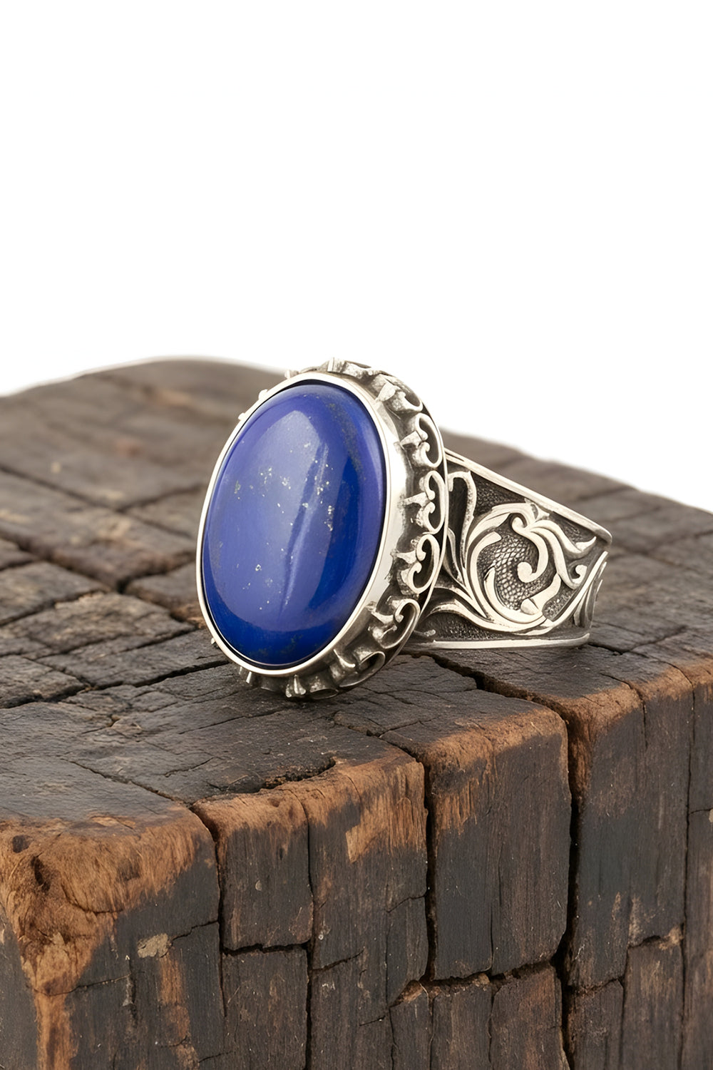 Zaylen Lapis Stone Silver Ring