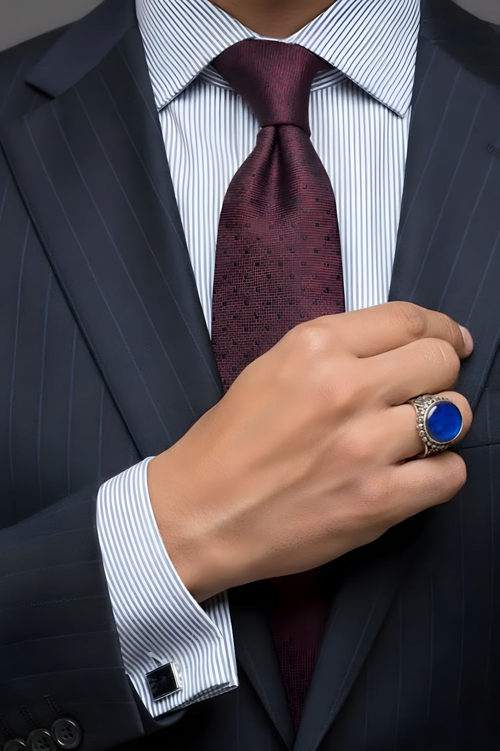 Triven Mother of Pearl Silver Ring