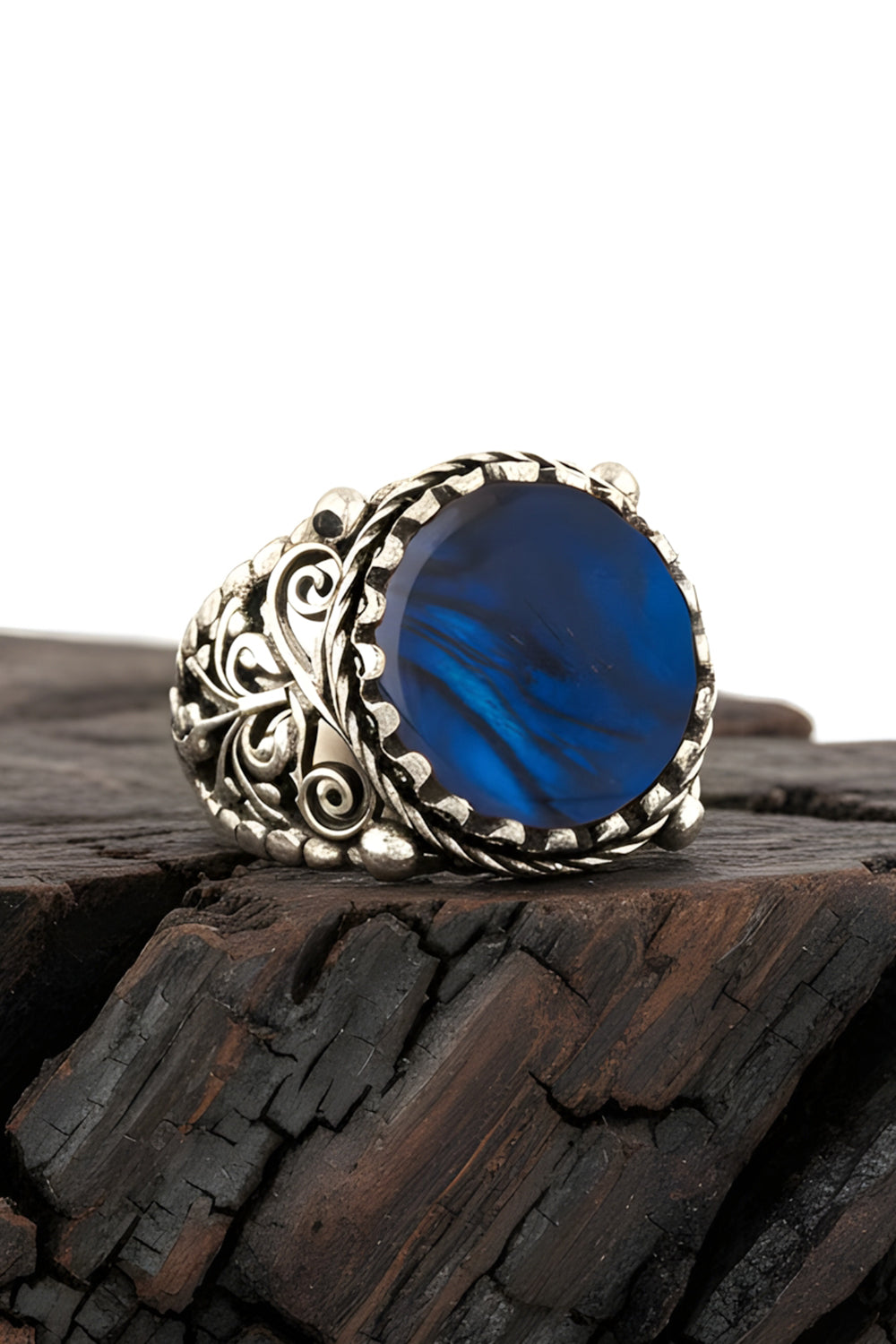 Arvyn Mother of Pearl Silver Ring