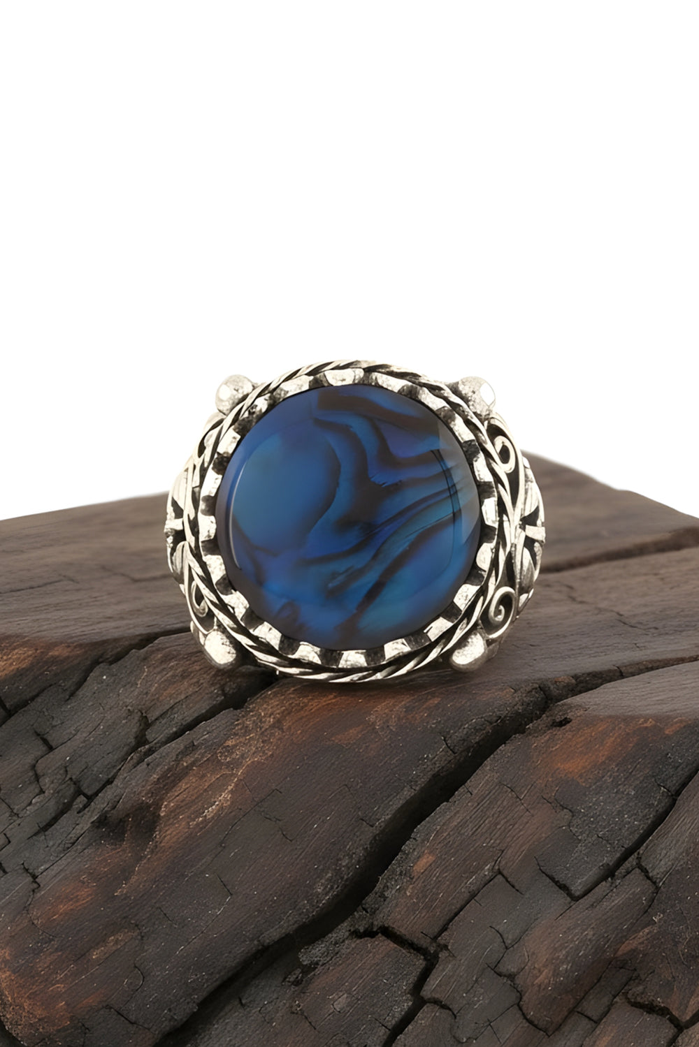 Arvyn Mother of Pearl Silver Ring