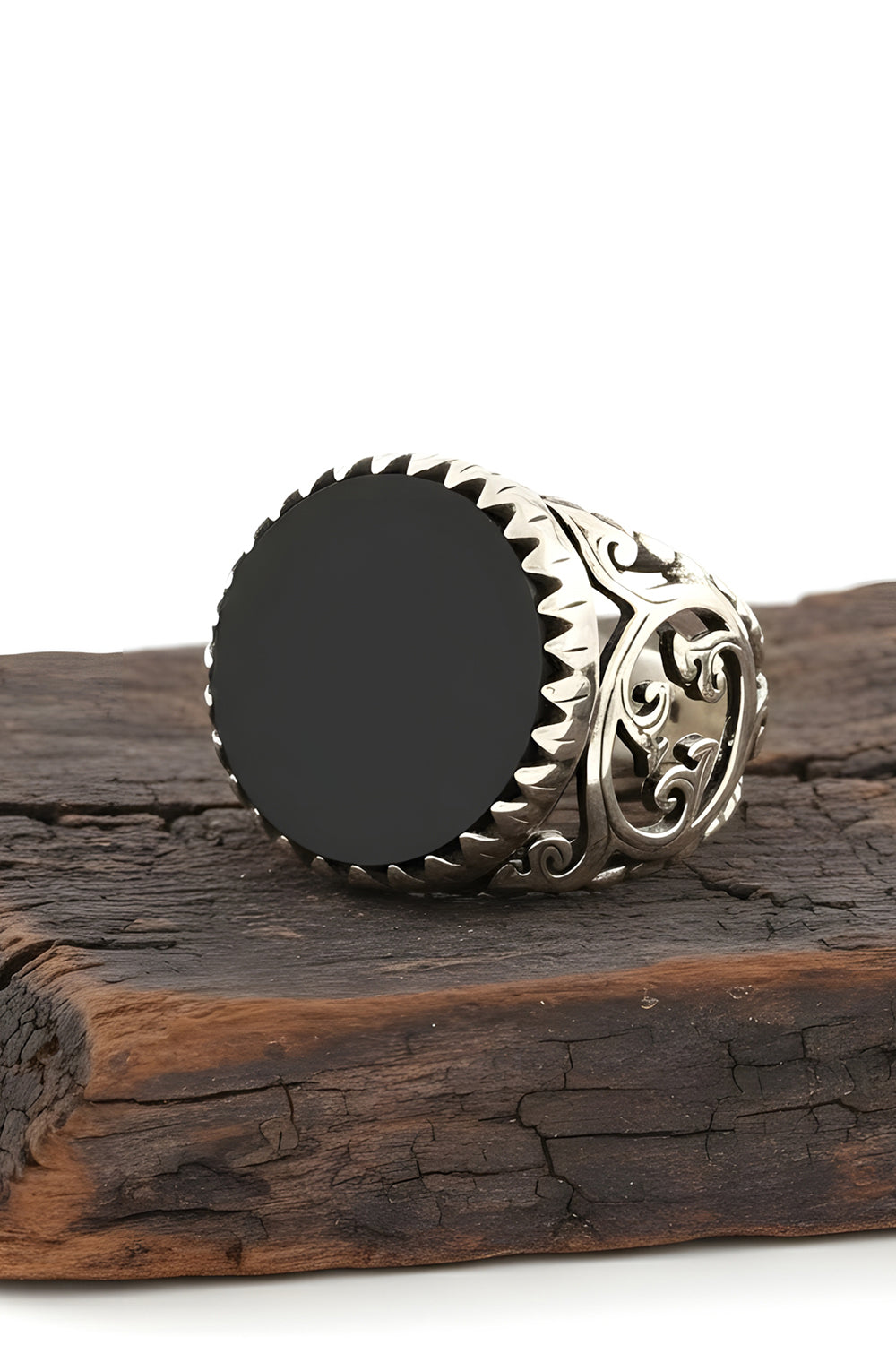 Velar Handmade Onyx Silver Ring