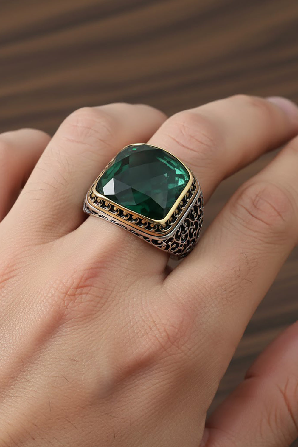 Mylen Zircon Silver Ring