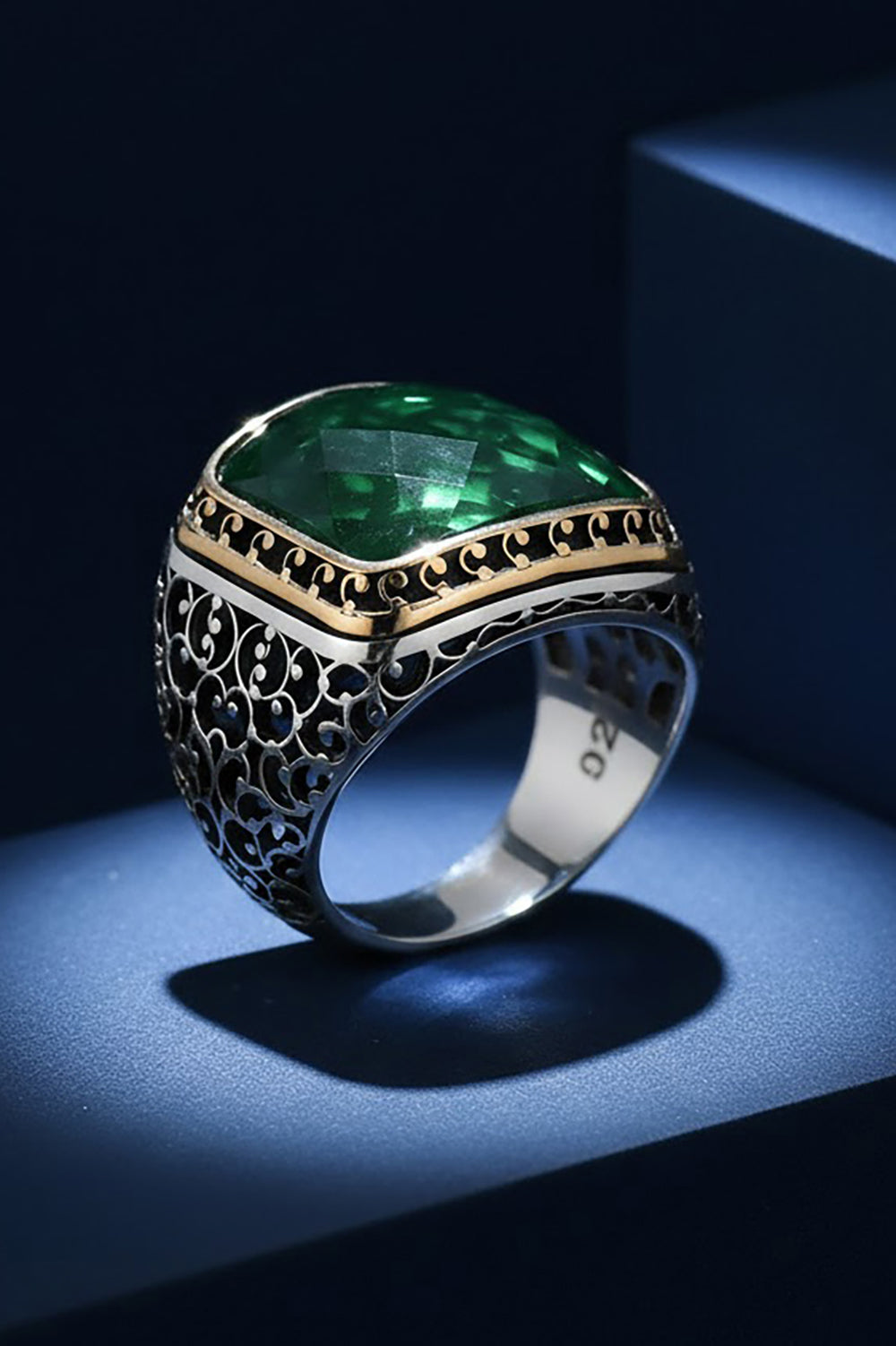 Mylen Zircon Silver Ring