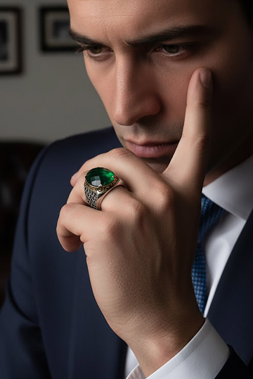 Velric Zircon Silver Ring