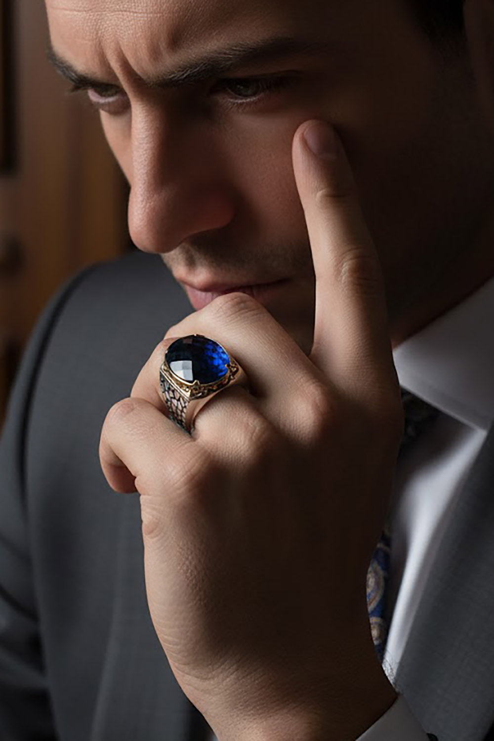 Trexen Zircon Silver Ring