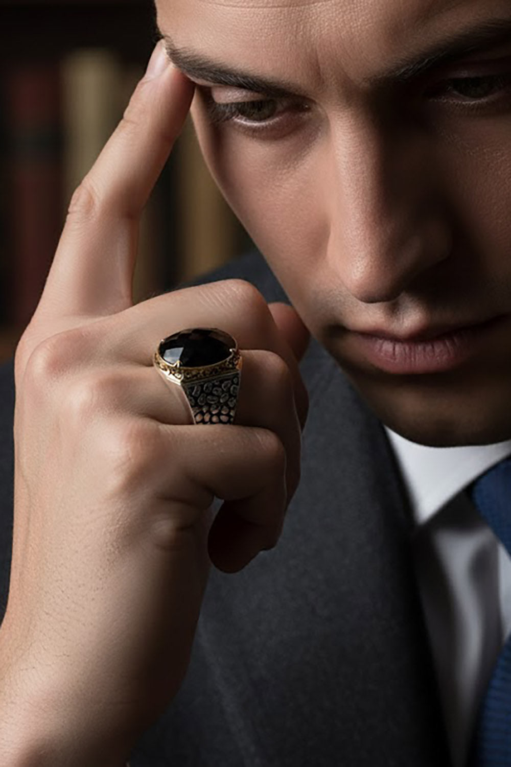 Cador Zircon Silver Ring