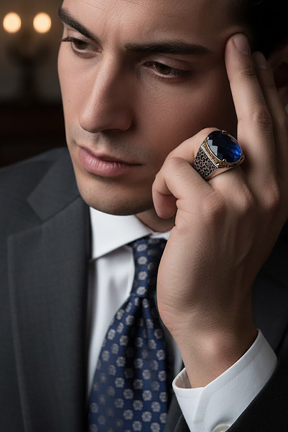 Arvenn Zircon Silver Ring