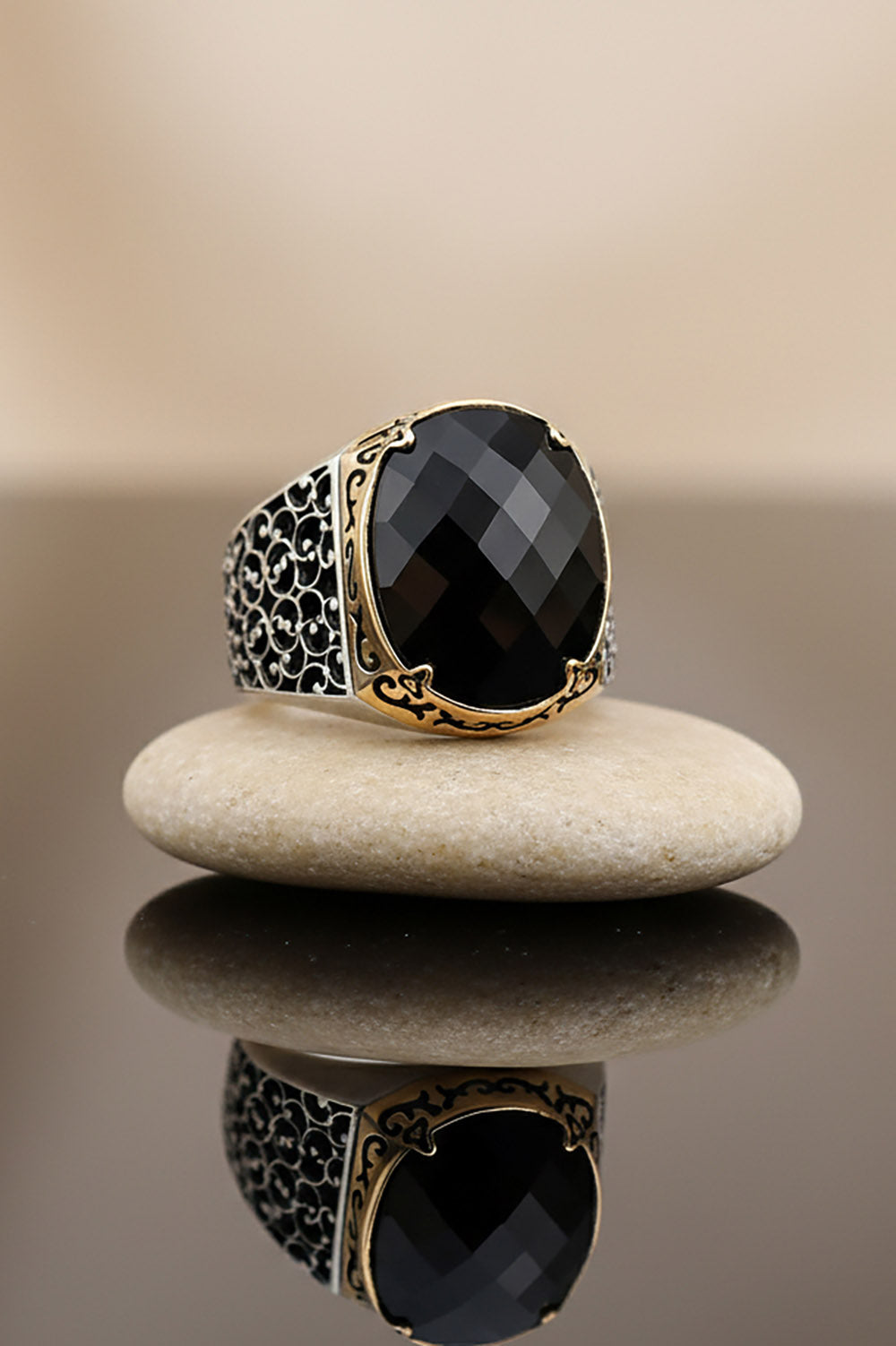 Deyric Zircon Silver Ring