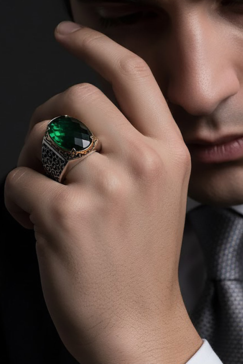 Rovyn Zircon Silver Ring