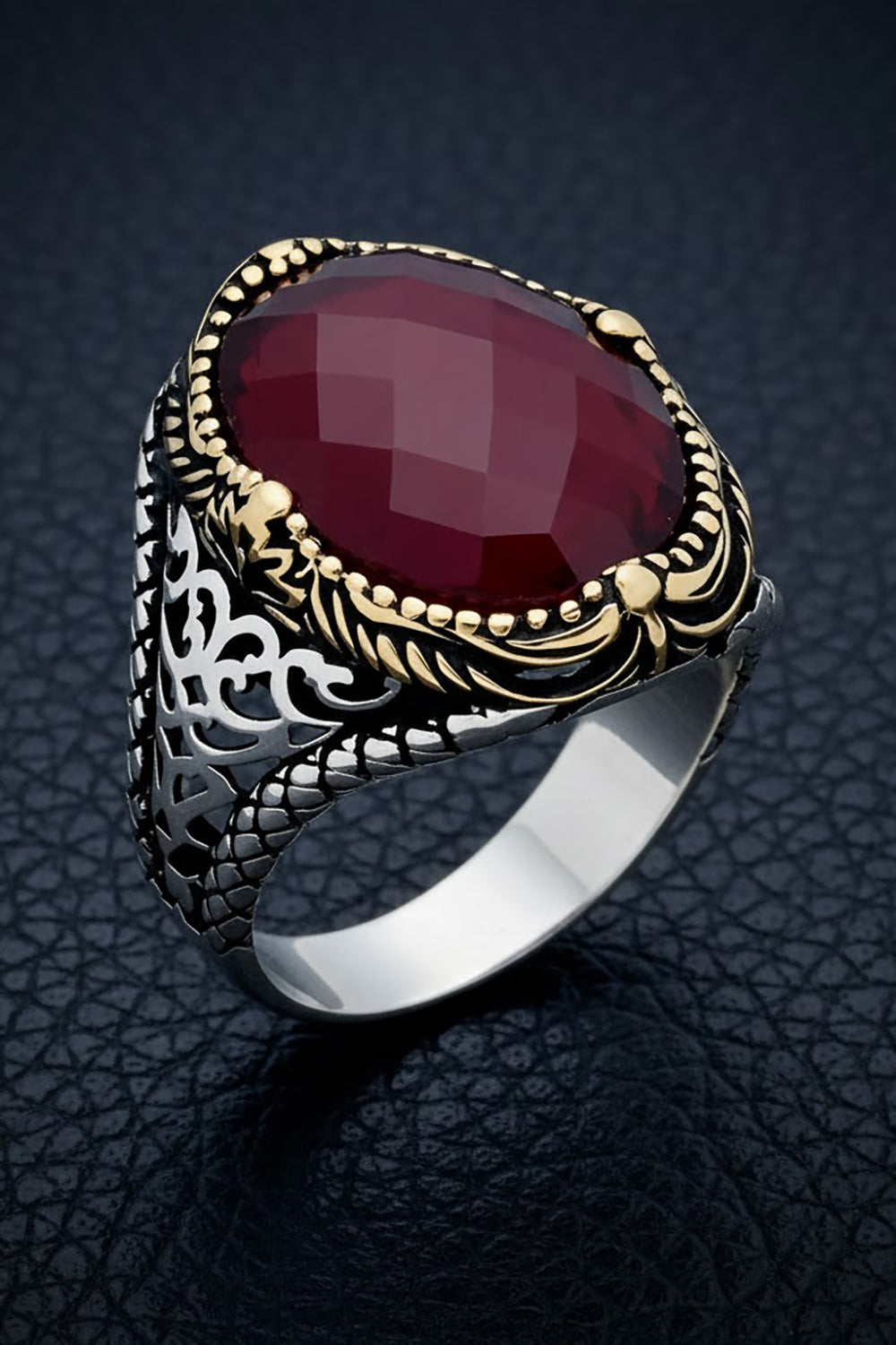 Verin Zircon Silver Ring