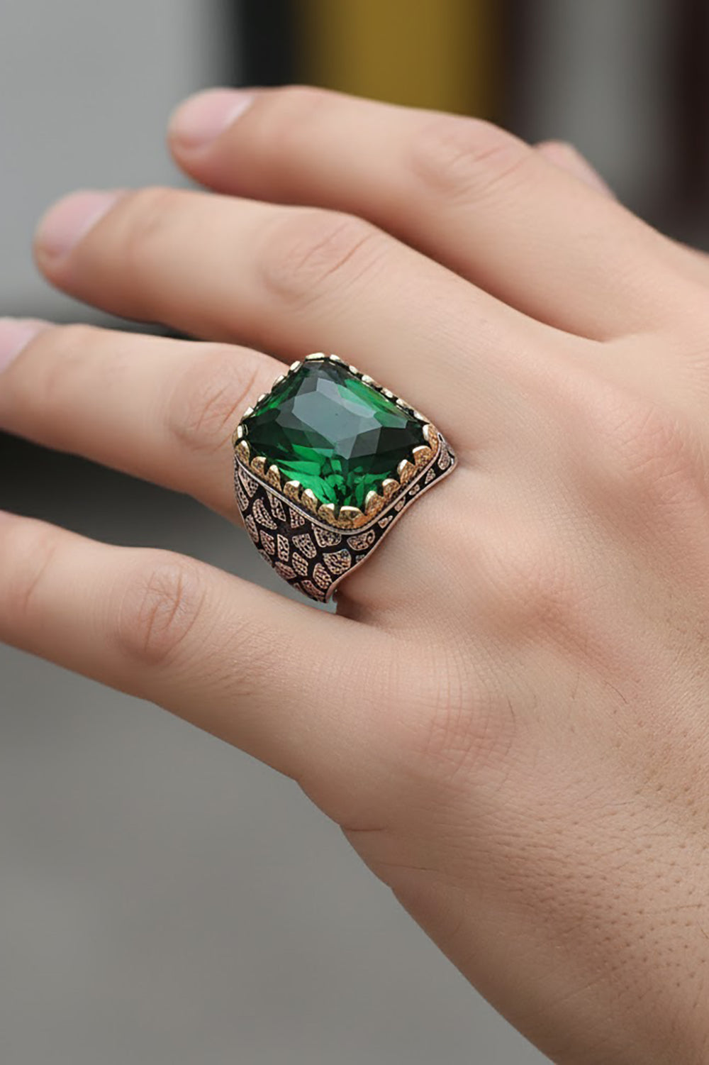 Aeric Zircon Silver Ring