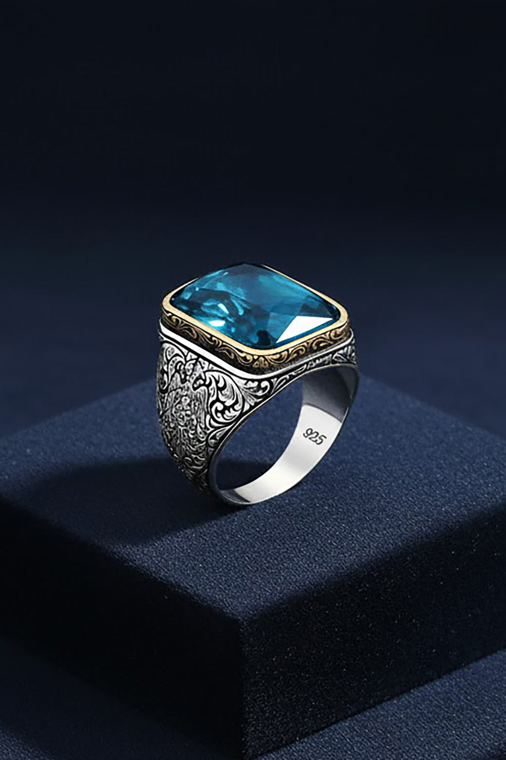 Faryn Zircon Silver Ring