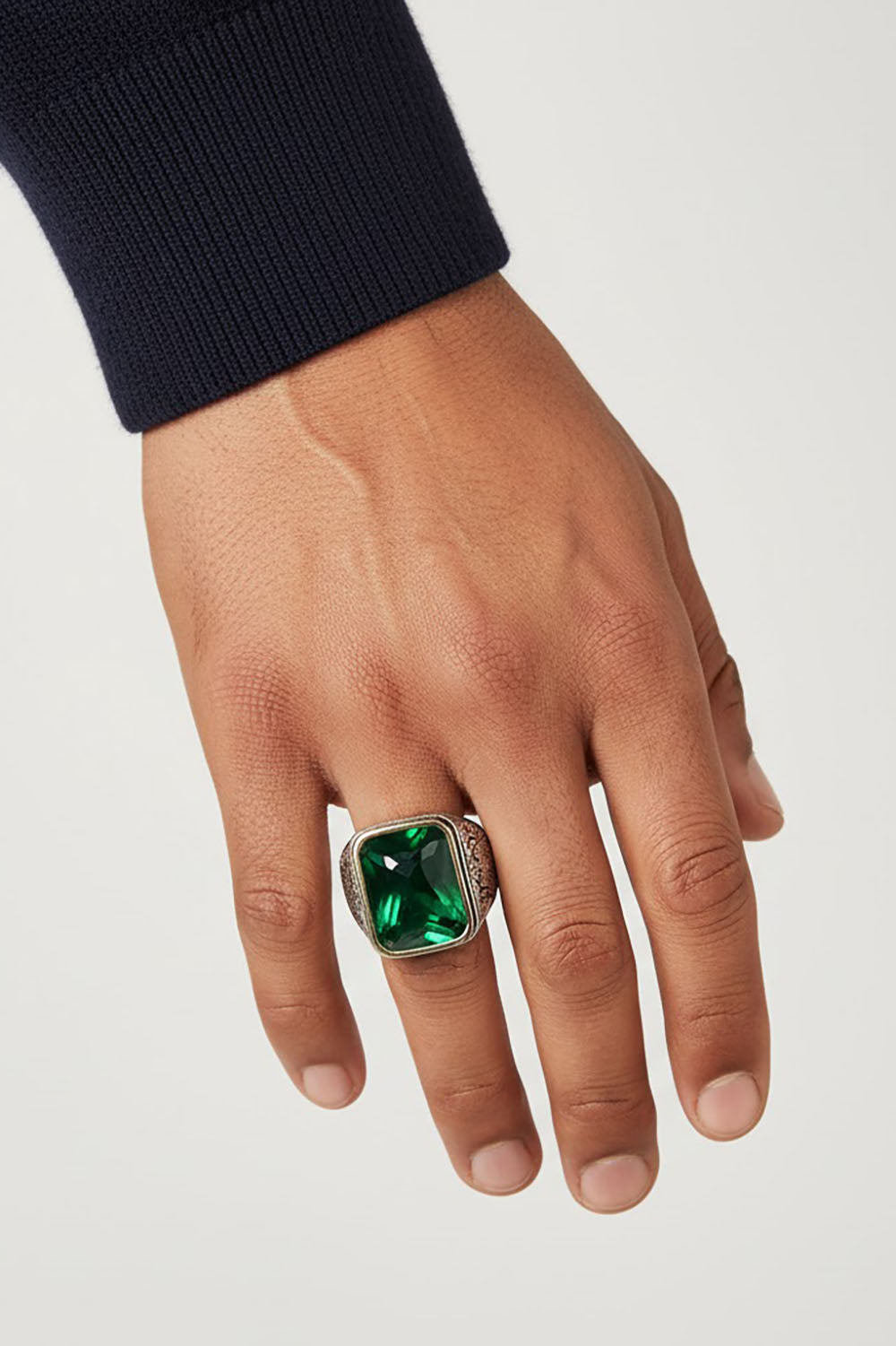 Orlan Zircon Silver Ring