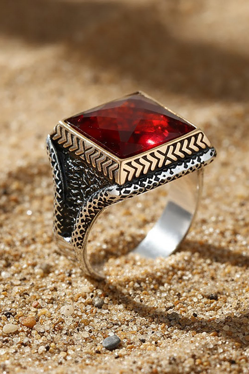 Alvenor Zircon Silver Ring