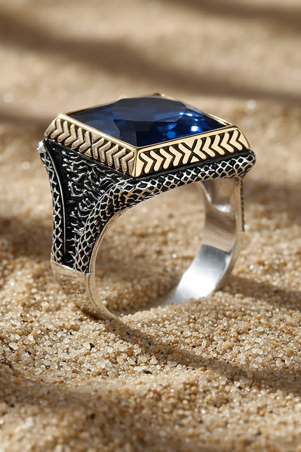 Tyven Zircon Silver Ring