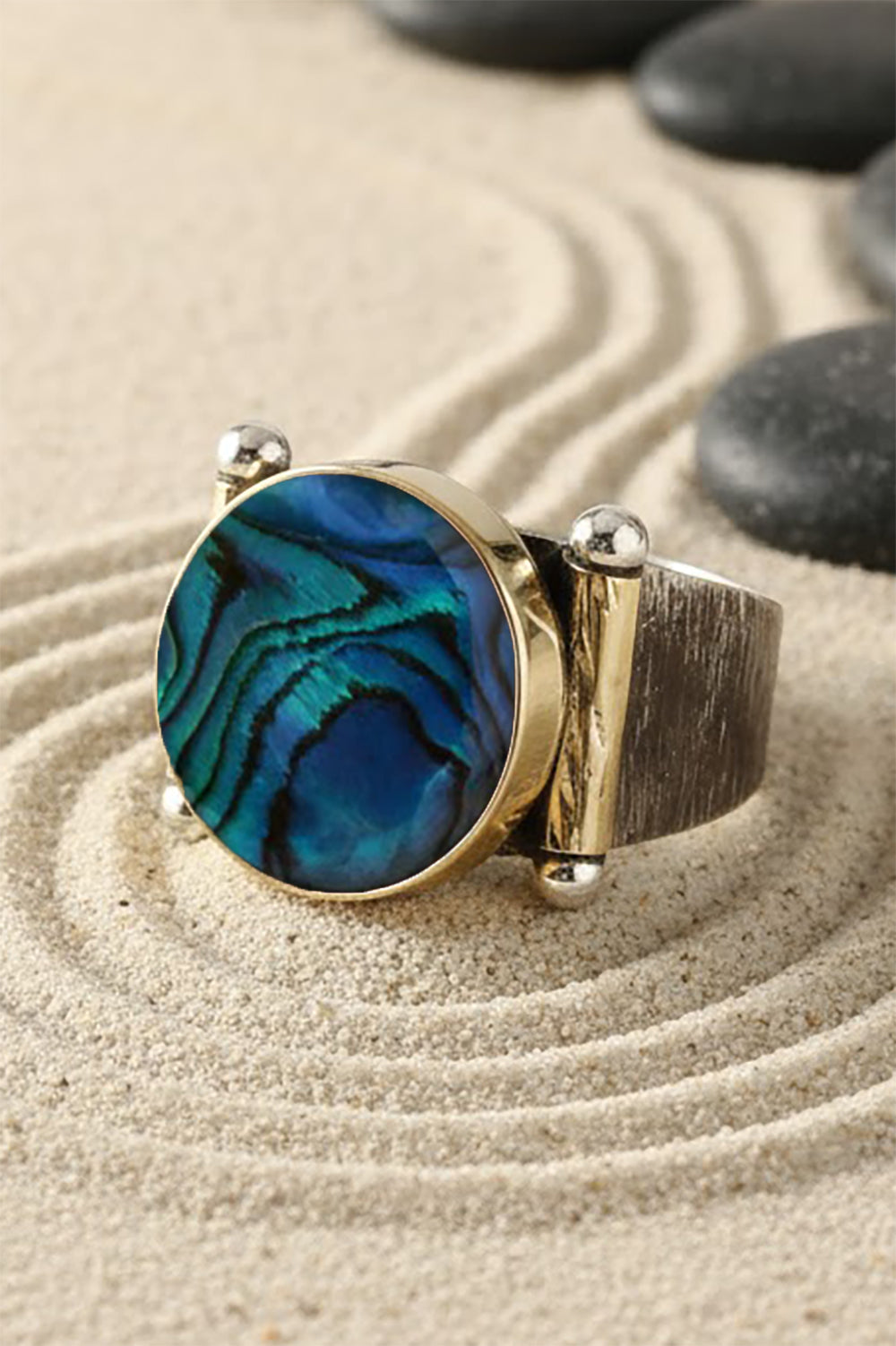 Tairon Mother of Pearl Silver Ring