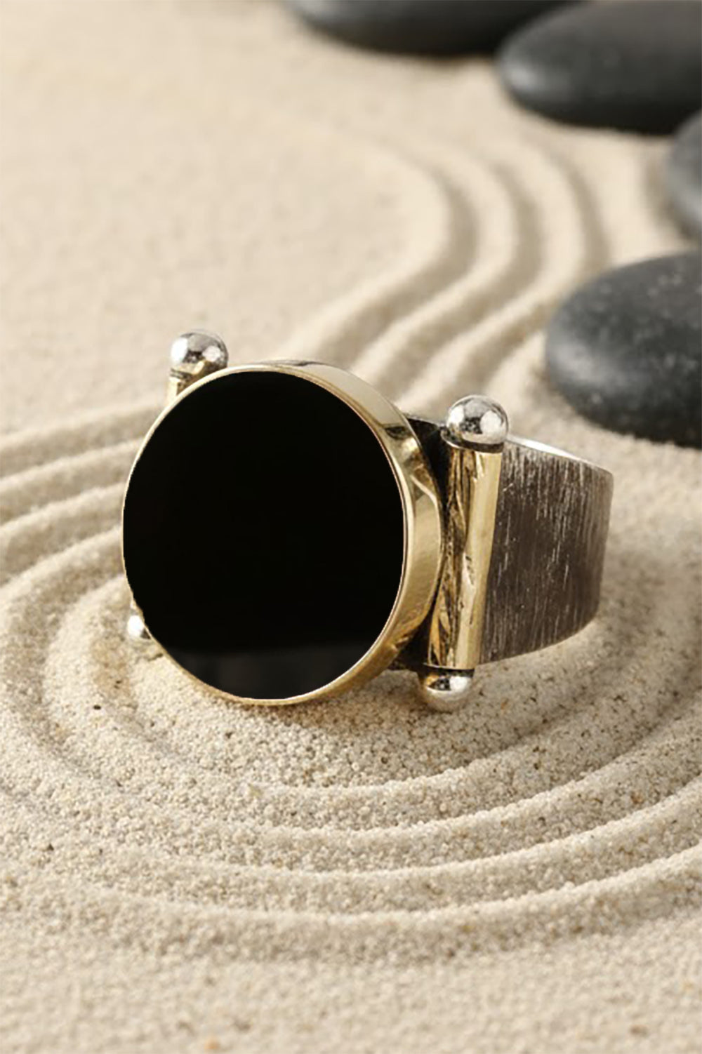 Vornic Handmade Onyx Silver Ring